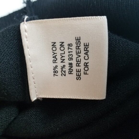 Philosophy Crewneck Black Gold Embroidered Floral Pattern Sweater - Picture 6 of 7